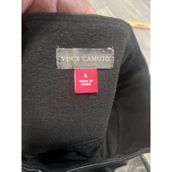 VINCE CAMUTO Women’s Faux Vegan Leather Bootcut Pants Black Size Small (28x29) - Picture 12 of 12